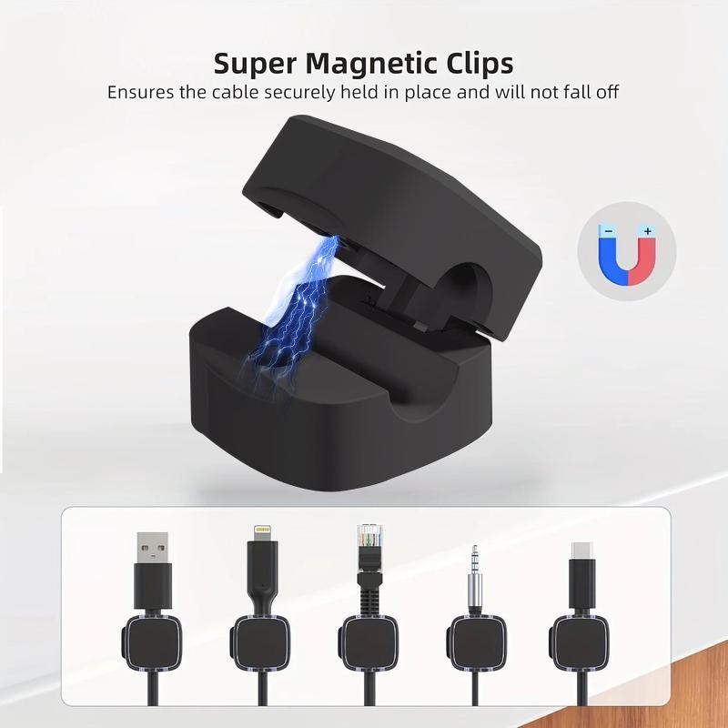 12 Counts/set Cable Management Holder, And Adjustable Cable, Adhesive Cord Holder Organizer, Suitable For Home Office Nightstand Organizing Rotating 12 Counts/set Cable Management Holder, And Adjustable Cable, Adhesive Cord Holder Organizer, Suitable For Home Office Nightstand Organizing Rotating