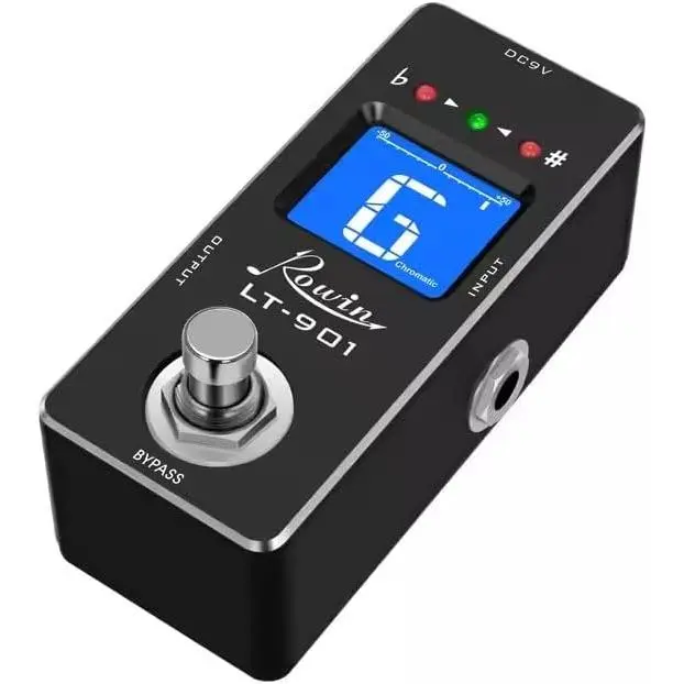 Rowin LT-901 Chromatic Guitar Tuner Pedal