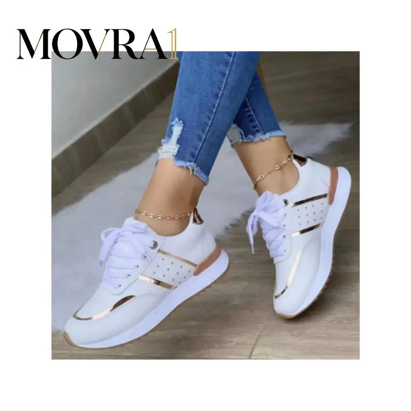 MOVRA1 Women's Platform  Walking Shoes Pain Relief Casual Work Shoe Orthotic Arch Support Non Wedge Tennis Sneakers Footwear Girl
