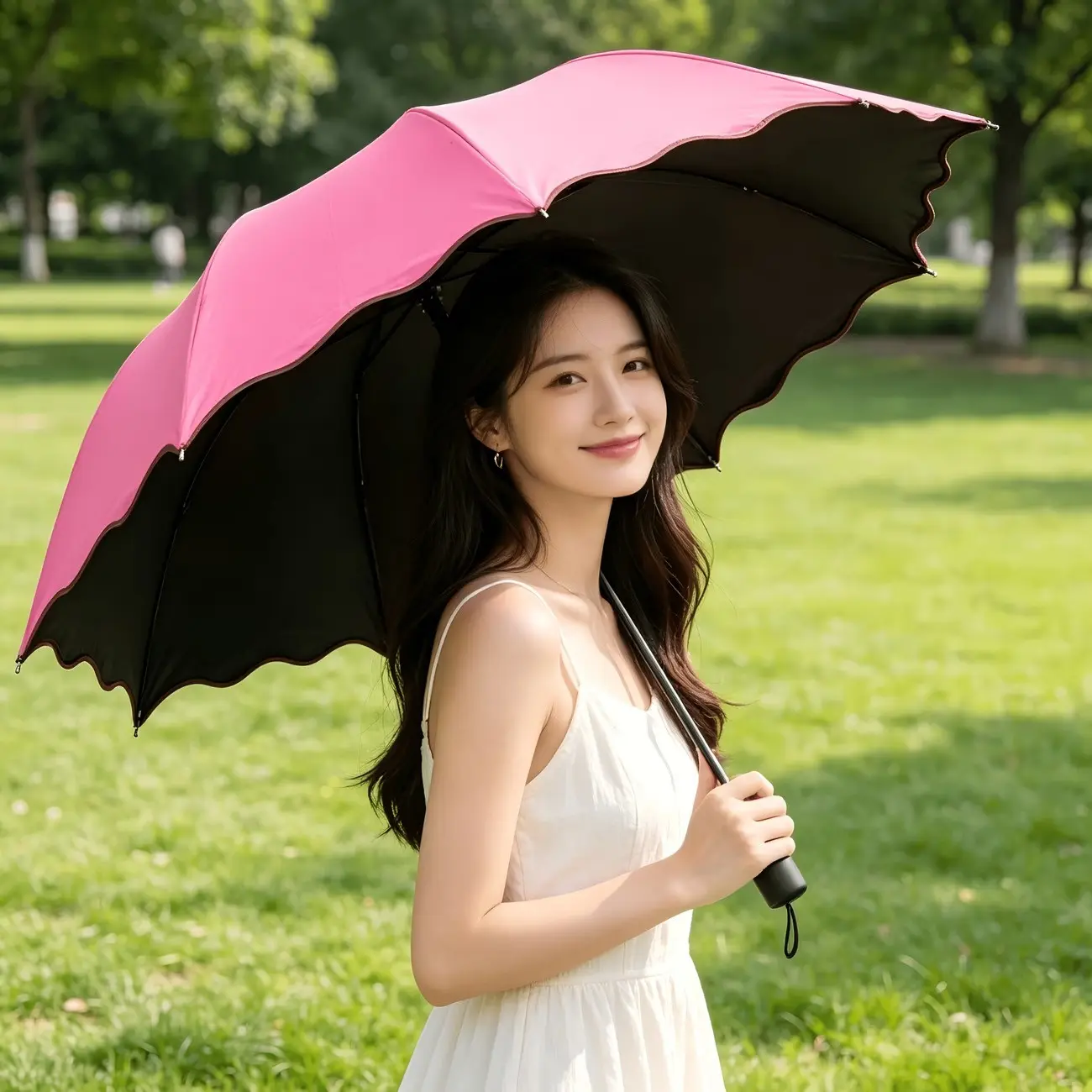 Latest Trendy Umbrella, Sun Protection, Water-Activated Flower Design, Fashionable, Durable, Perfect for Photos and Outings, Great Gift Idea, Outdoor Umbrella, Outside Umbrellas
