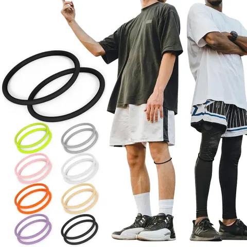 4 Pcs Silicone Patella Knee Band for Basketball Patella Tendon Support Knee Pain Relief Running Tendon Brace Support Strap/2025 gift