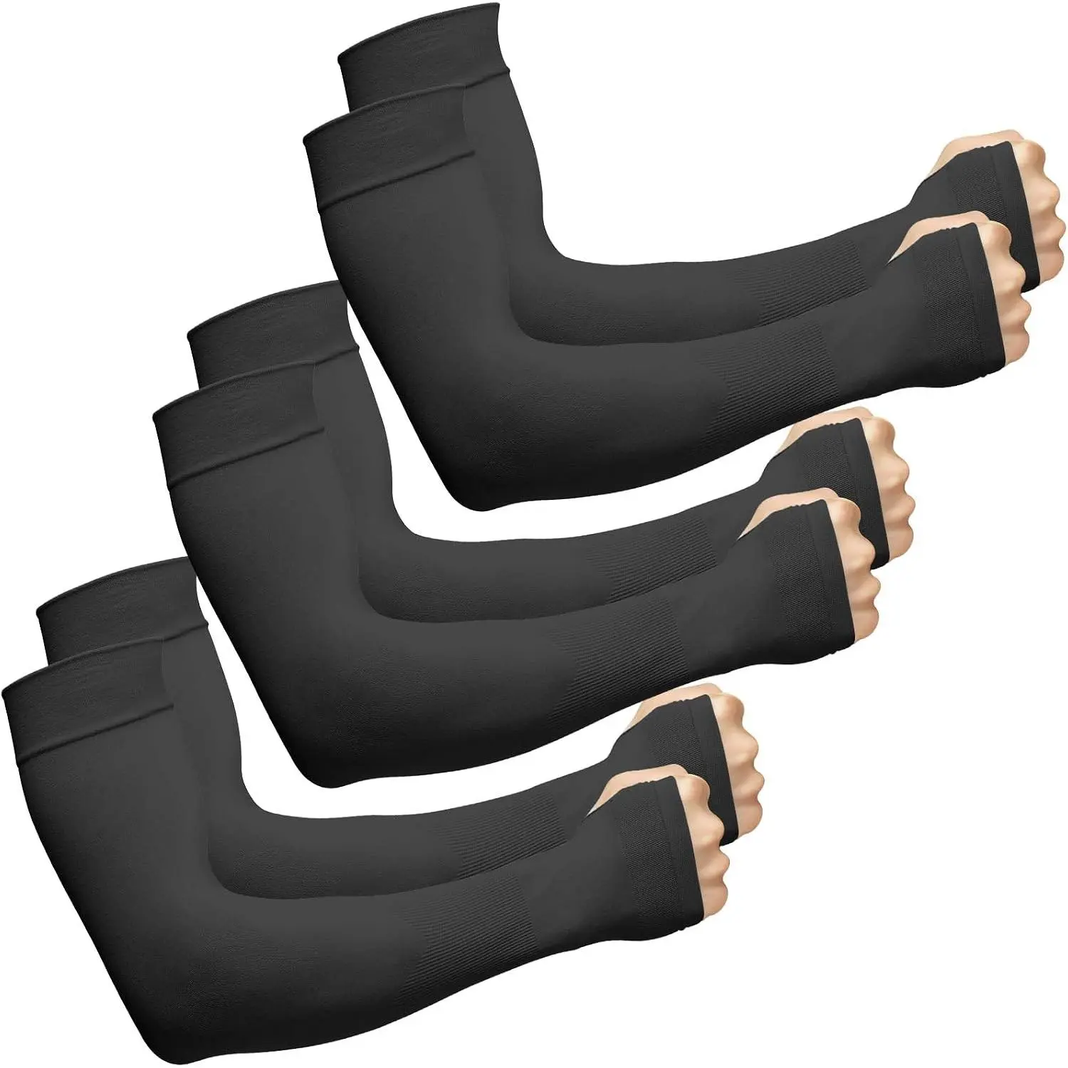 Arm Sleeves for Men Women UPF 50 Compression Arm Sleeves for UV Blocking Protection