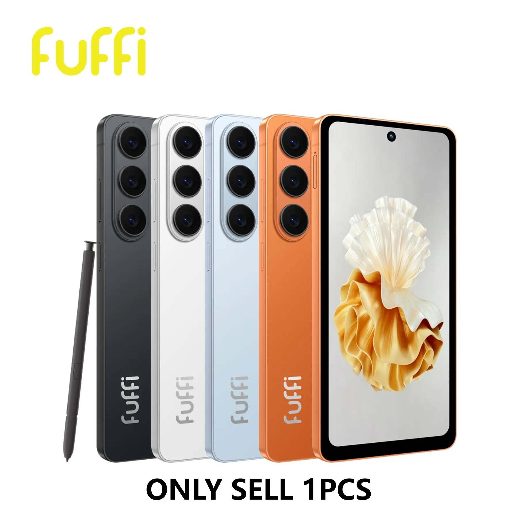 FUFFI S26 Pro 6.56-inch HD display, octa-core processor, 4G network, dual SIM standby, 3GB RAM, 32GB ROM, comes with stylus pen, 4100mAh battery, 5MP + 16MP camera, Android smartphone