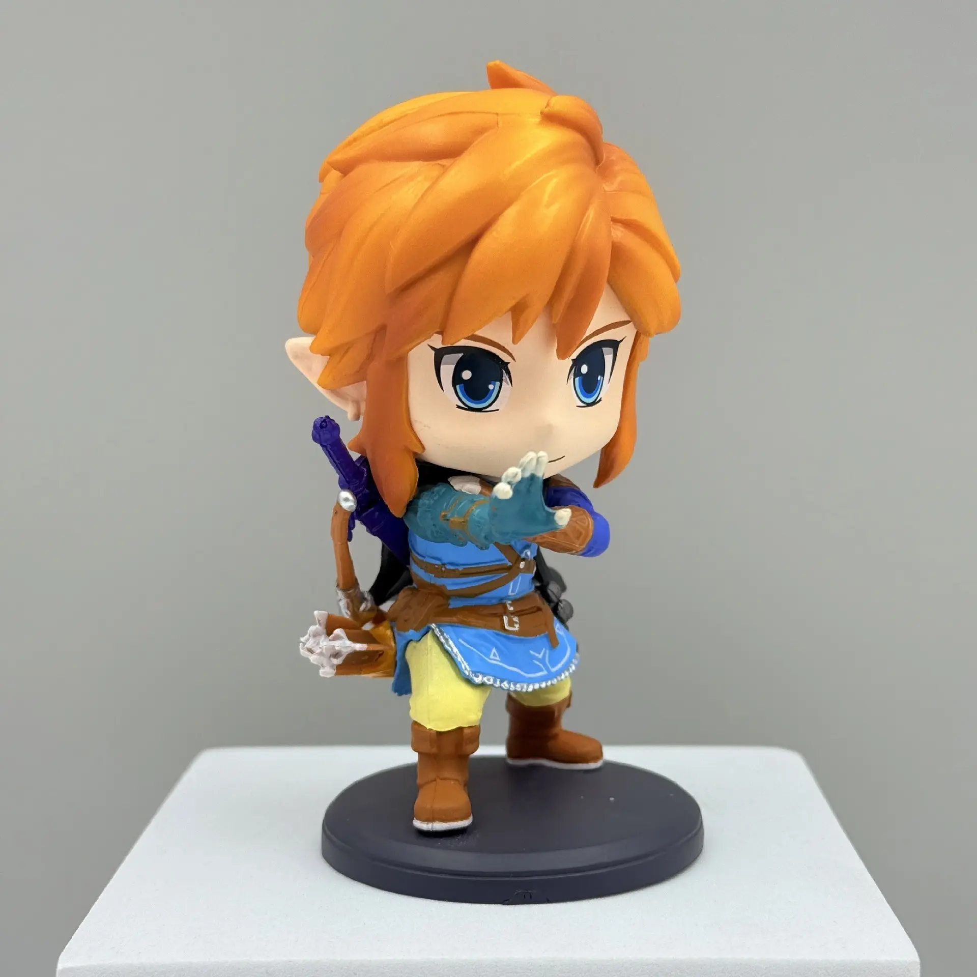 Zelda Legend Q Version Link Model Figurine, Kingdom Hearts Sky Sword Anime Merchandise, Boxed Handmade Figure Collectible