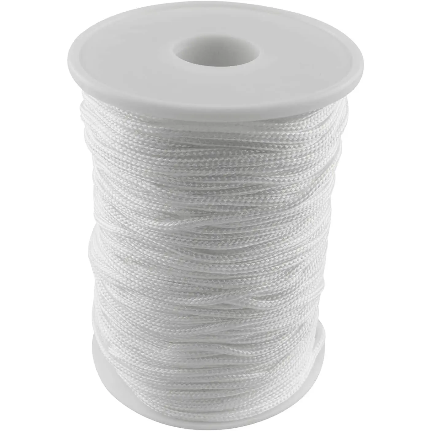 1 count 54 Yards 2mm Braided Shade Roller Blinds Cord White Pull String Rope, Blinds Lifting Rope, Braided Lift Shade Cord for  Blind Shade Repair and DIY Crafts Projects