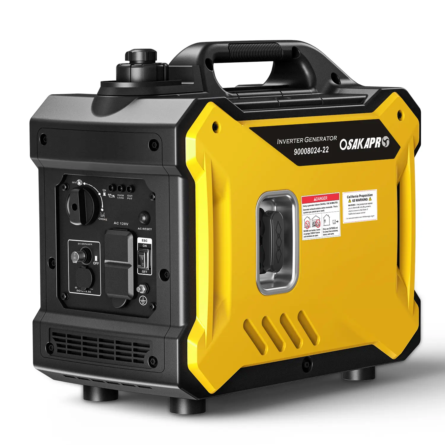ARCH 2000W Super Quiet Inverter Portable Generator 79.7cc Ultra Light EPA Compliant Gas Powered Camping Outdoor Backup Power for RV Tailgating Home Emergency Use Small Compact Electric Start, Living Room Table for Sofa Side, Bedroom, Office