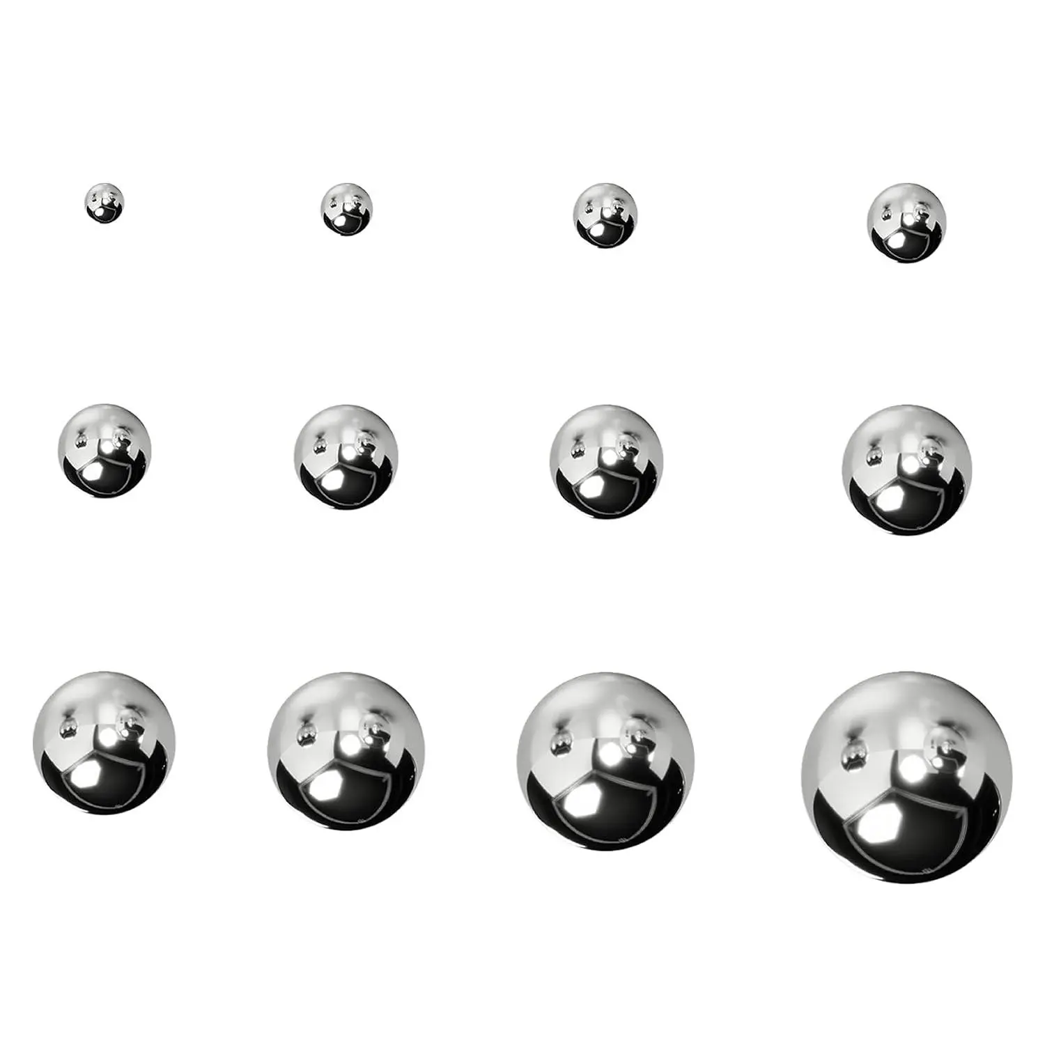 (30pcs, 7/16") High-Precision Steel Ball 304 Stainless Steel Bearing Ball G100