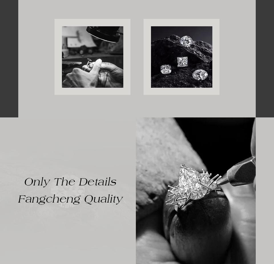 Fashion Design Laboratory Synthesized Synthetic Moissanite Ring Band for Women Daily Birthday Elegant Ring Eternity Lovely Wedding Band Jewelry Engagement Gift R264 SpringStatements