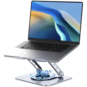 360 Rotating Base Adjustable Tablet Stand, Rotatable Tablet Holder, Desktop Tablet Stand, Tablet Mount Stand for iPad Pro , Switch, Kindle, Monitor, PS, iPad Accessories