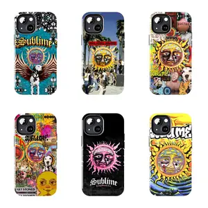 Sublime Sun Logo Psychedelic Phone Case Suitable for iPhone 17-11 Pro Max/Plus and  Samsung Galaxy S23-25