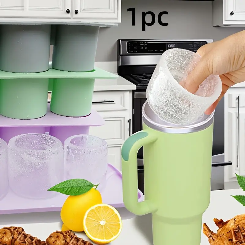 High-Quality Silicone Ice Cube Mold, Food-Grade Reusable Design, Three Sizes for Parties & Home Use, Durable & Easy-To-Clean