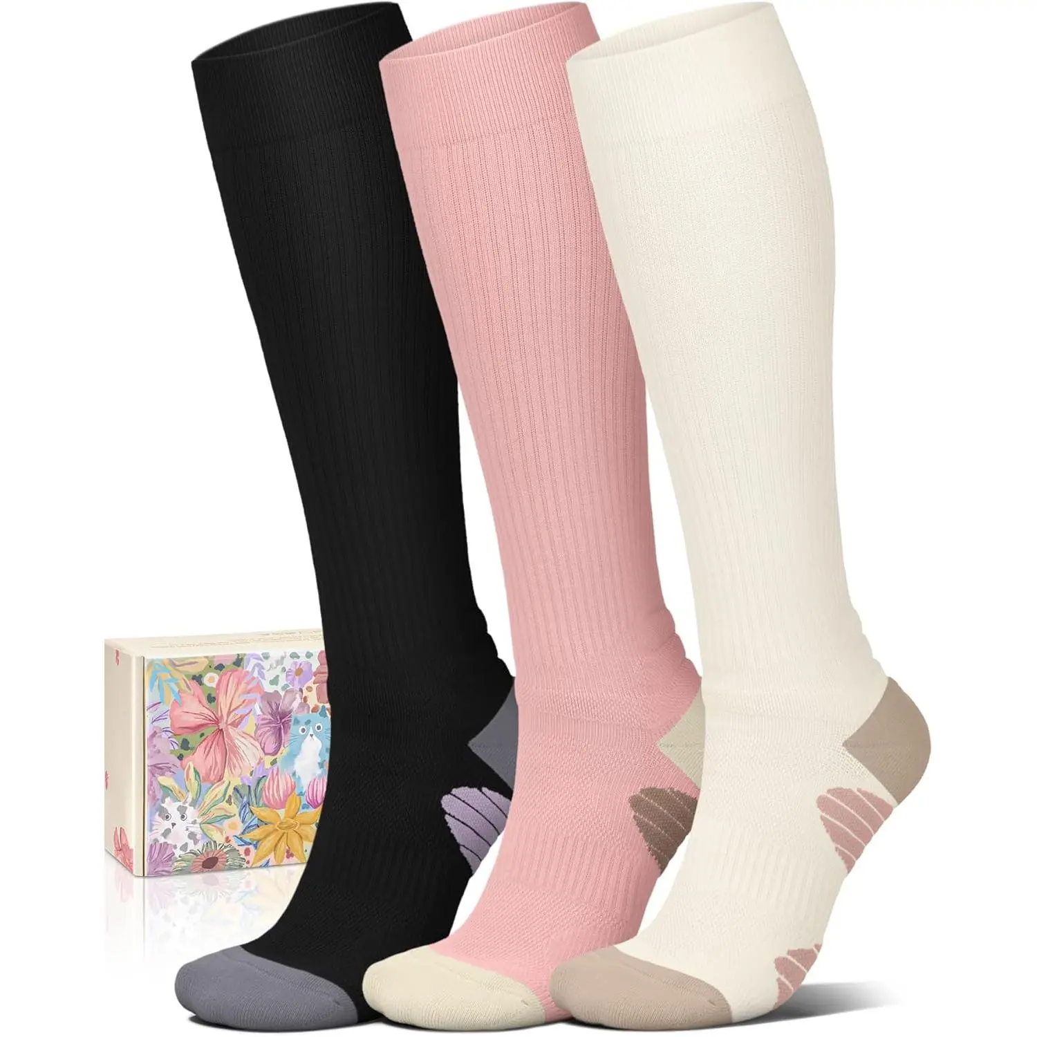A0-3 black+ white +pink