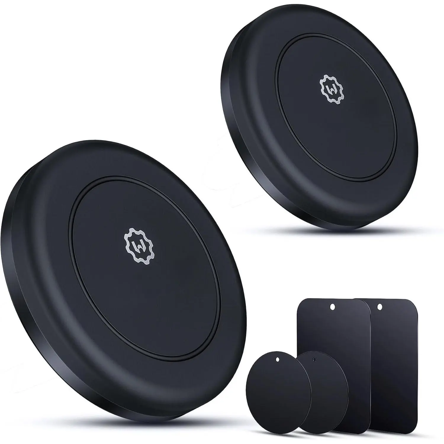 Flat Stick  (2 Pack) Dashboard   Mount Holder for Cell Phones and Mini Tablets with  -Snap Technology - Extra Slim