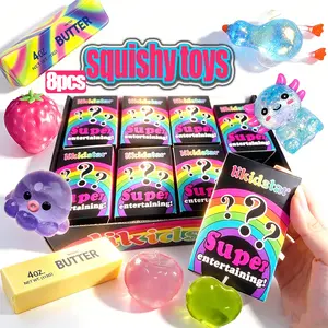Cute Series Malt Candy Stress Relief Fidget Toy, Slow Rebound Creative Release, 1 Piece or 4 Pieces Set, Party Gift