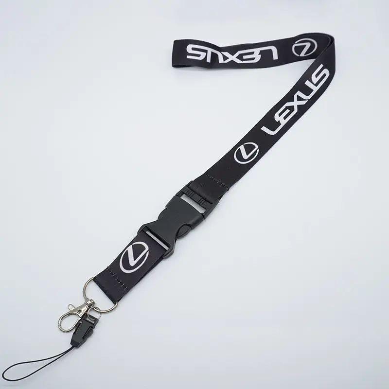 Nylon Printing Emblem Style Keychain, Lanyard Pass Work ID Mobile Neck Strap, for Lexus Models Is250 Is300 Rx330 Rx350 Gx200 Gx300 Lx470 Es300 Rx330 Rx300 Gs300 Is250 Is200 Ct200h Nx Rx