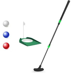 Golf Putters for Men and Women, Adjustable Golf Club Sets with Balls & Flag Cups, Two-Way Mini Putters  Clubs for , Teenagers, Adults
