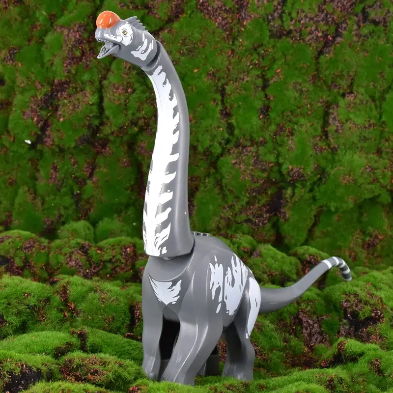 2025 New Jurassic Titanosaurus Dinosaur DIY Playset, Do It Yourself Building Block Sets, Collectible Construction Set with Mini Block Figures, Kid’s Educational Toy for Children