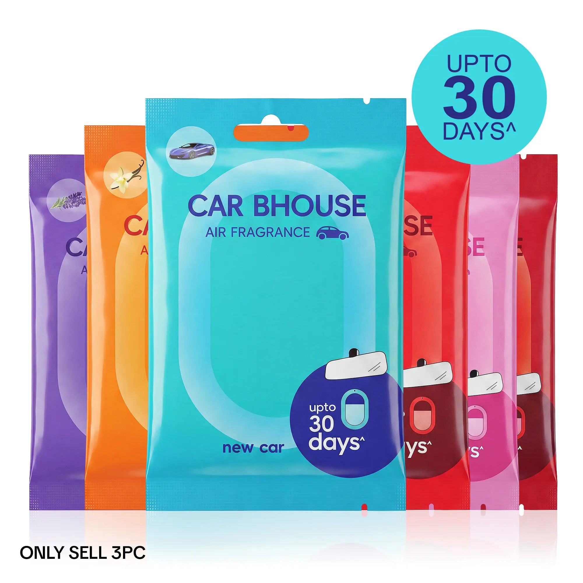 Suspension Car Fragrance, Creative Car Air Freshener Set, Long-Lasting Scent, Home & Vehicle Use, Innovative Toilet Aroma Diffuser