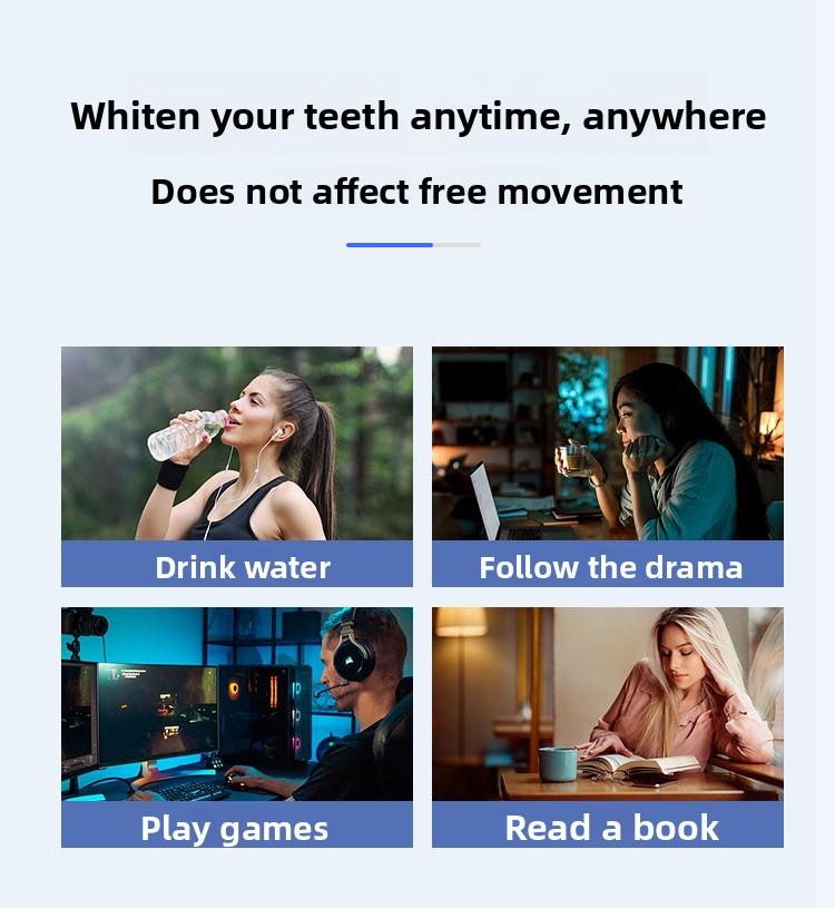 Ai Smile Teeth Whitening Strips, Yellow Stain Removal, Whitening, Sea Salt Cleansing, Brightening, Gentle, Cross-Border Supply, In-Stock