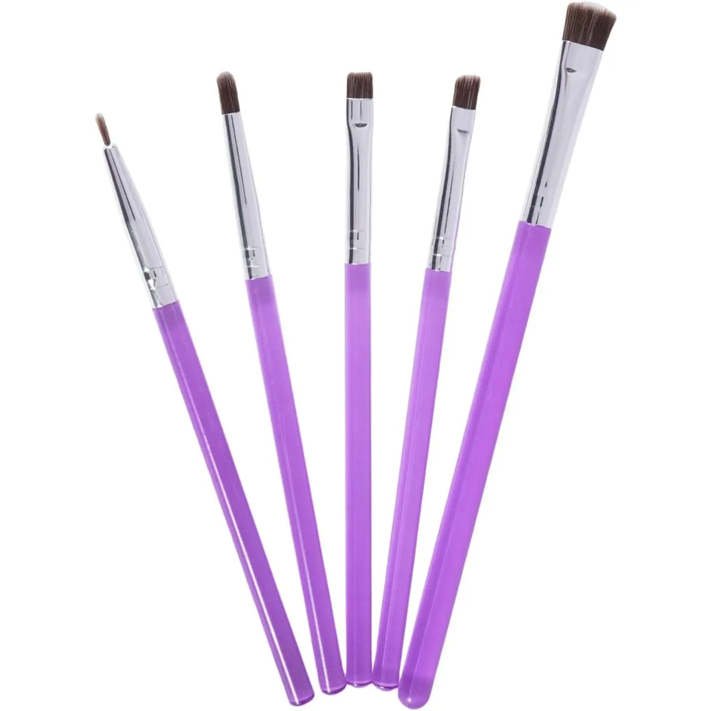 5- Decorating Brush Set -  Safe Decorating Brushes for Dusting Edible Glitter and Painting with Edible Color   Kitchen Utensil Bakery Tools (5, )