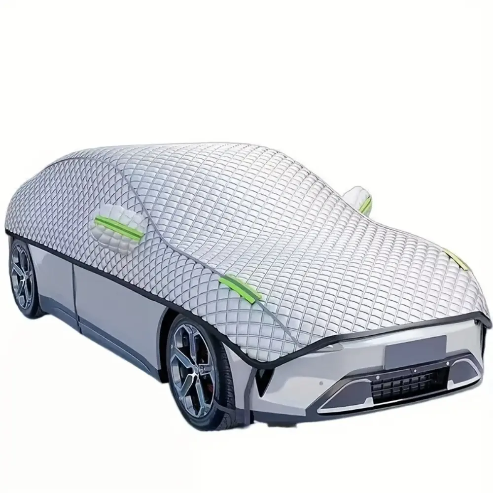 Heavy Duty All-Weather SUV Car Cover – Durable Oxford Fabric Waterproof, Snow & Hail Protection for Winter, Compatible with Suvs, Trucks, And Various Vehicle Types - Shields Against Heavy Snow, Hail, Rain, Dust, And Is Ideal for Winter Vehicle Storage