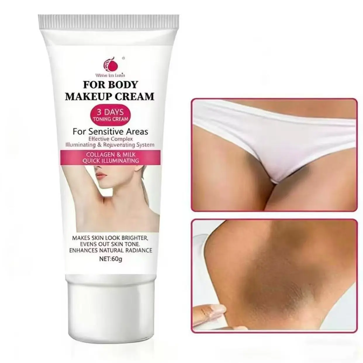 2pcs Brightening Cream, containing Vitamin Cniacinamide,and Chamomile, for face and bodysuitable for brightening,Hydrating, moisturizingBriaht Glowing Skin, face,neck,and all sensitiveskin tones Hydrating Body Balm Body Care