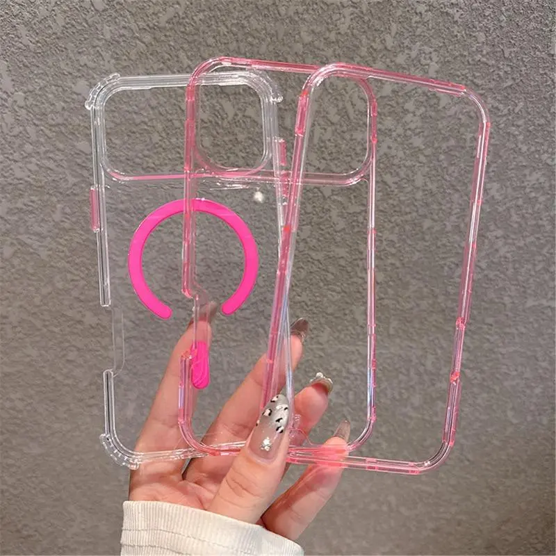 Phone case: Instagram Aesthetic 3-in-1 Magnetic Case | Air Cushion & Full-Body Drop-Proof Hard Case Compatible with iPhone 12, 13 Pro, 14 Plus, 15 Pro, 16 Pro Max, 17, 17 Pro Max cases