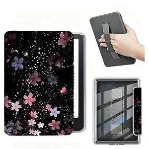 Kindle Case With Wrist Strap | Auto Wake Sleep cover compatible with KPW5 KPW6 & Kindle Basic Youth 2022/2024