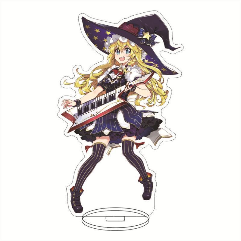 Charm Anime Fans Gifts Touhou Project 16cm Acrylic HD Figure Stand Model Kirisame Desk Decoration Collection Plate Series About