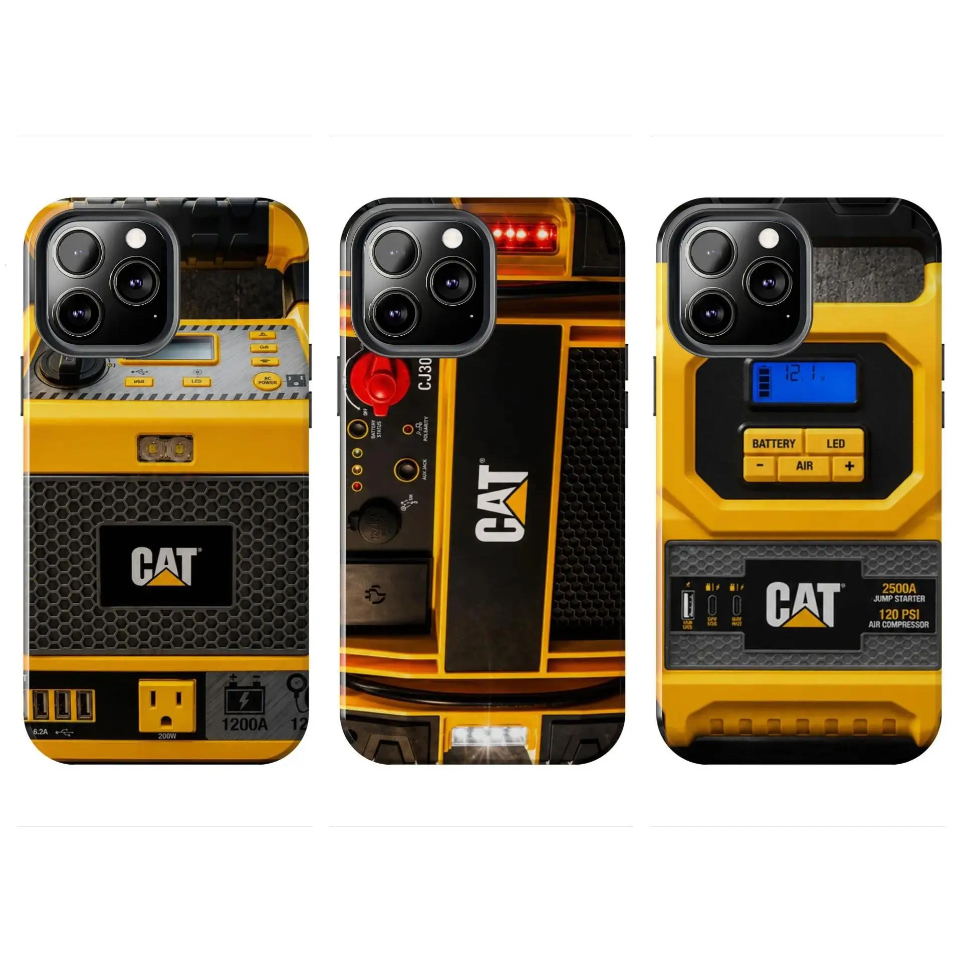 Caterpillar Phone Case - Heavy Machinery Diesel Power Case Suitable for iPhone 17-11 Pro Max/Plus and  Samsung Galaxy S23-25