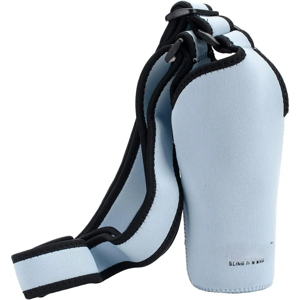 Adjustable Neoprene Bottle Holder, Sky Blue