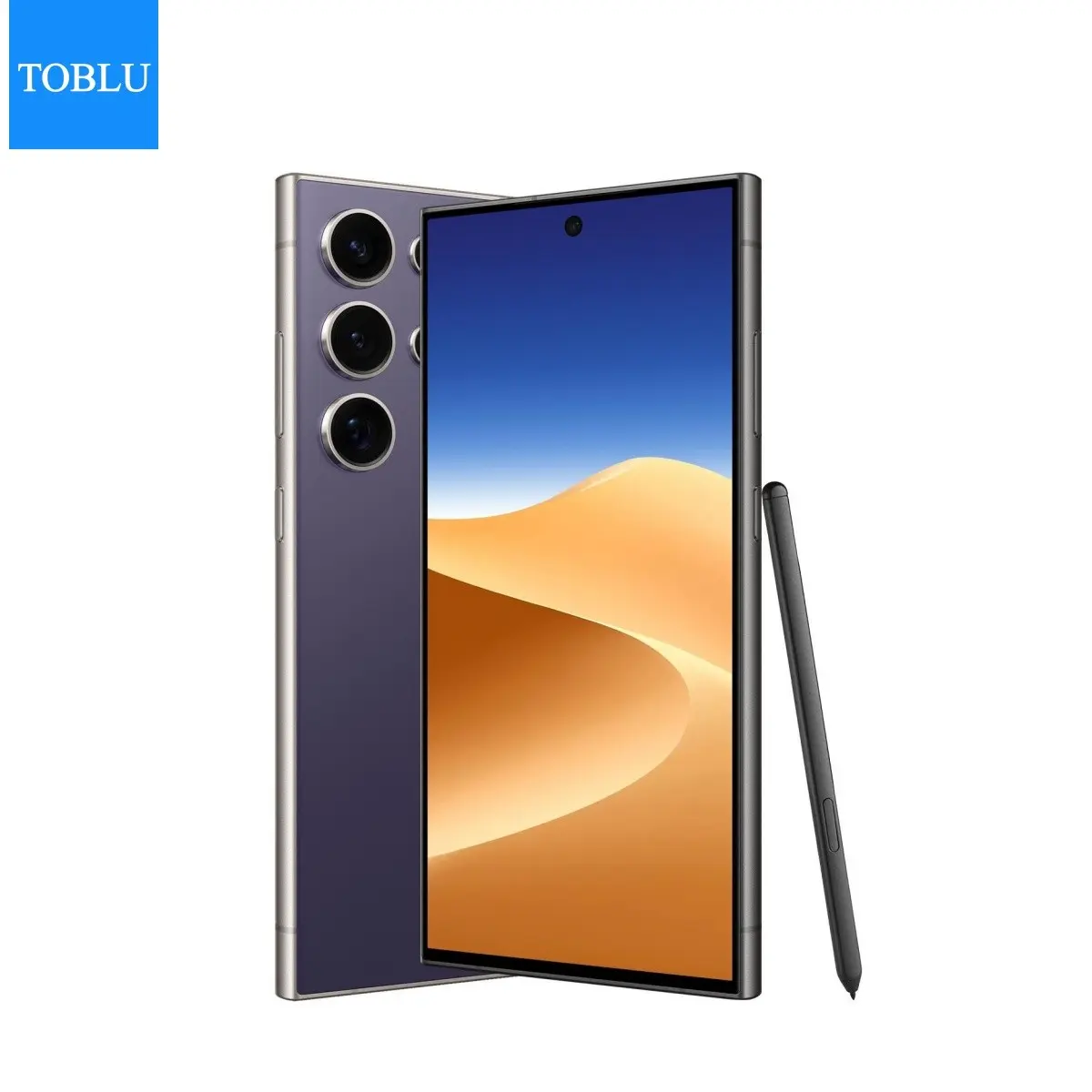 TOBLU-S24 PRO Unlocked Global 4G, Octa-Core, Dual SIM Smartphone with 6.8" HD Display, 4GB RAM + 64GB Storage (32GB + 32GB TF Card), 4100mAh Battery, 8MP Front + 20MP Rear Camera, Stylus Function, GPS, Tempered Glass Back Cover