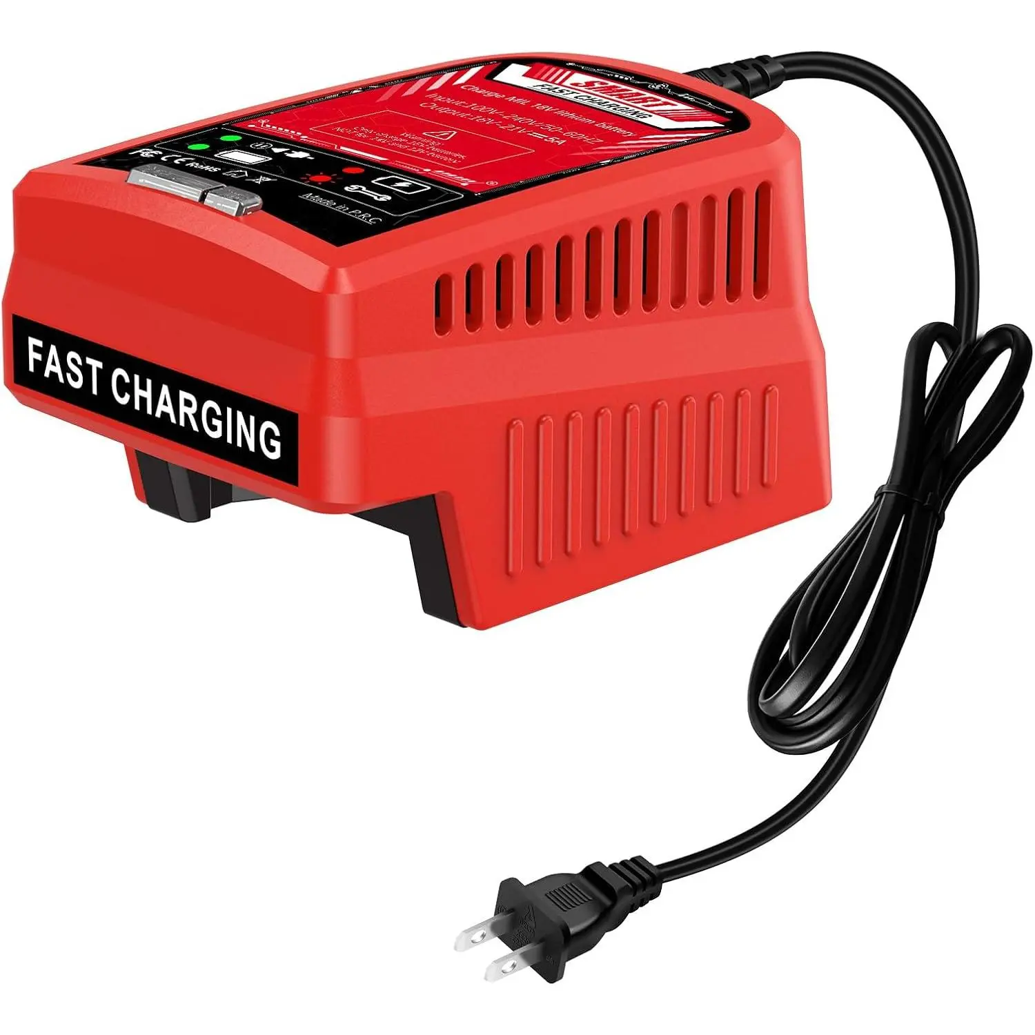 5A Rapid Compact Portable Charger for Bauer 20V Cordless Power Tool Accessories, Charger Only