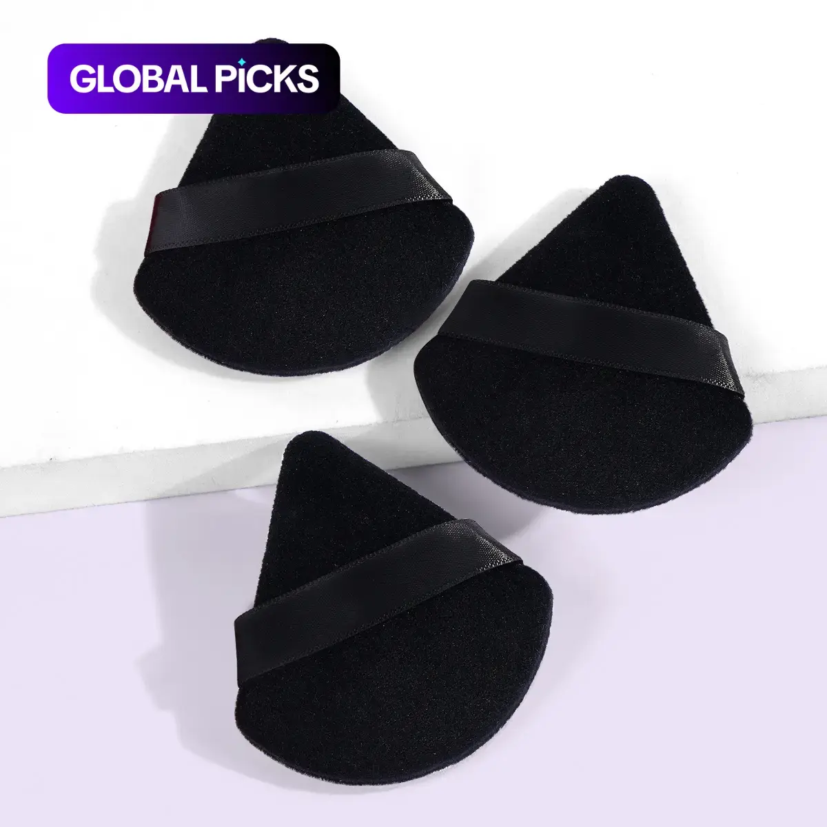 Triangular Soft Powder Puff, Triangle Powder Puff, 3/5 Pcs Dry-and-Wet Makeup Sponge Puffs for Foundation and Concealer, Beauty Puff for Summer Makeup, Powder Puff Set #GLOBAL PICKS