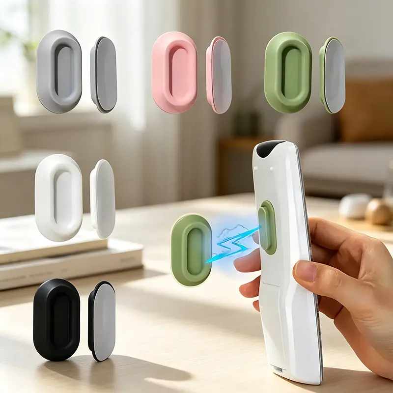 5 Pack Random color Magnetic Remote Control Holder – Upgraded Silicone Magnetic Wall Mount for TV, Fan & Air Conditioner Remotes – Self-Adhesive, No-Drill Remote Control Holder Wall Mount