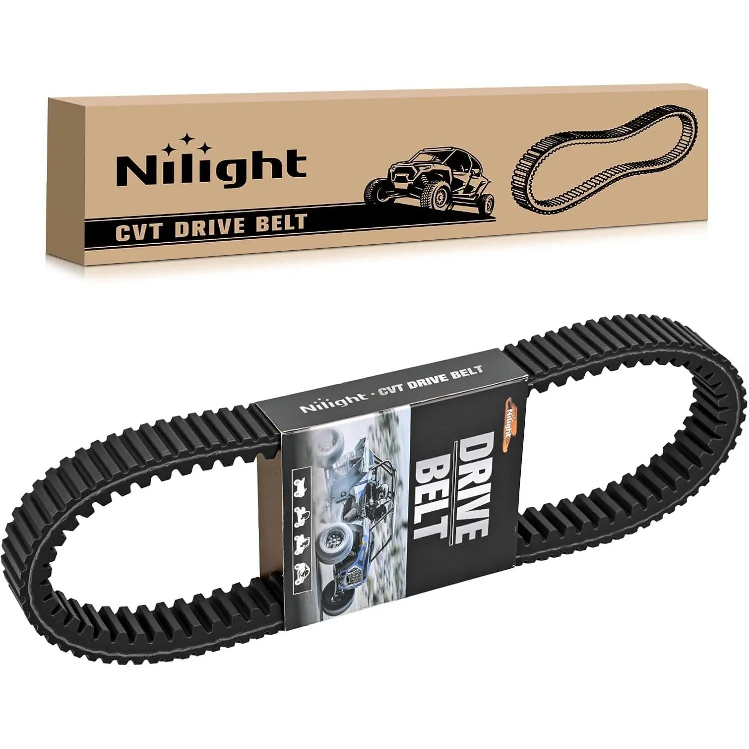 Nilight Drive Belt for Maverick X3 CVT Belts Fit for Can-Am Outlander Renegade Maverick Commander OE Replacement 715000302 715900212 Performance Extreme Badass ATV UTV Drive Belt Aramid Cord Rubber