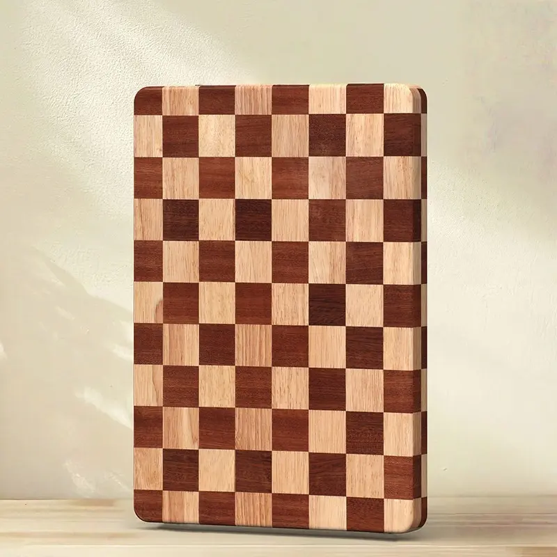 1 Heavy-Duty Checkered Dinner Plate Cutting Board, Square Cold Cut Board and Cheese Tray, Butcher's Cutting Board—perfect for cheese, meat, vegetables, and appetizers; ideal for parties and home kitchens