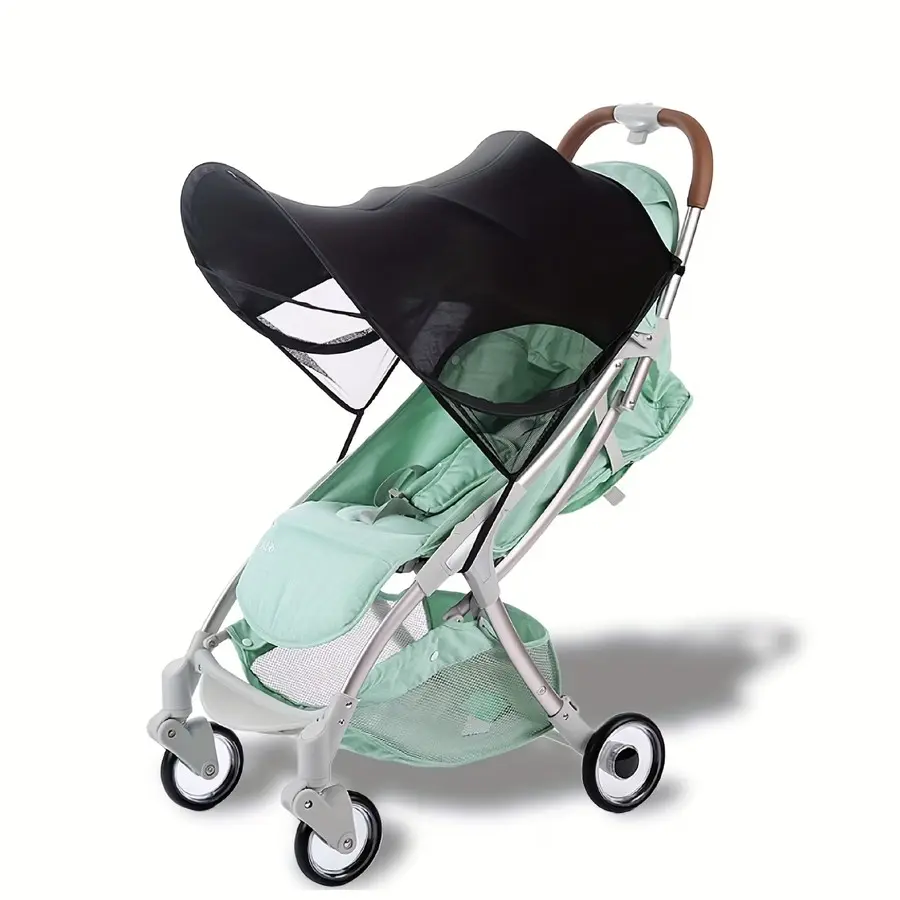 Baby Stroller Canopy, Durable Polyester Material, Full Coverage Travel Sun Shade, Protects Baby From UV Rays, Ideal for Outdoor Use
