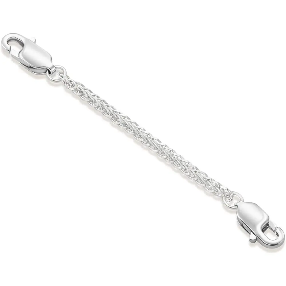 Necklace Extenders for Women  Durable Necklace Extenders , 2 Lobster Claw Clasps Chain for Bracelet Anklet, 1 count 2 Inch