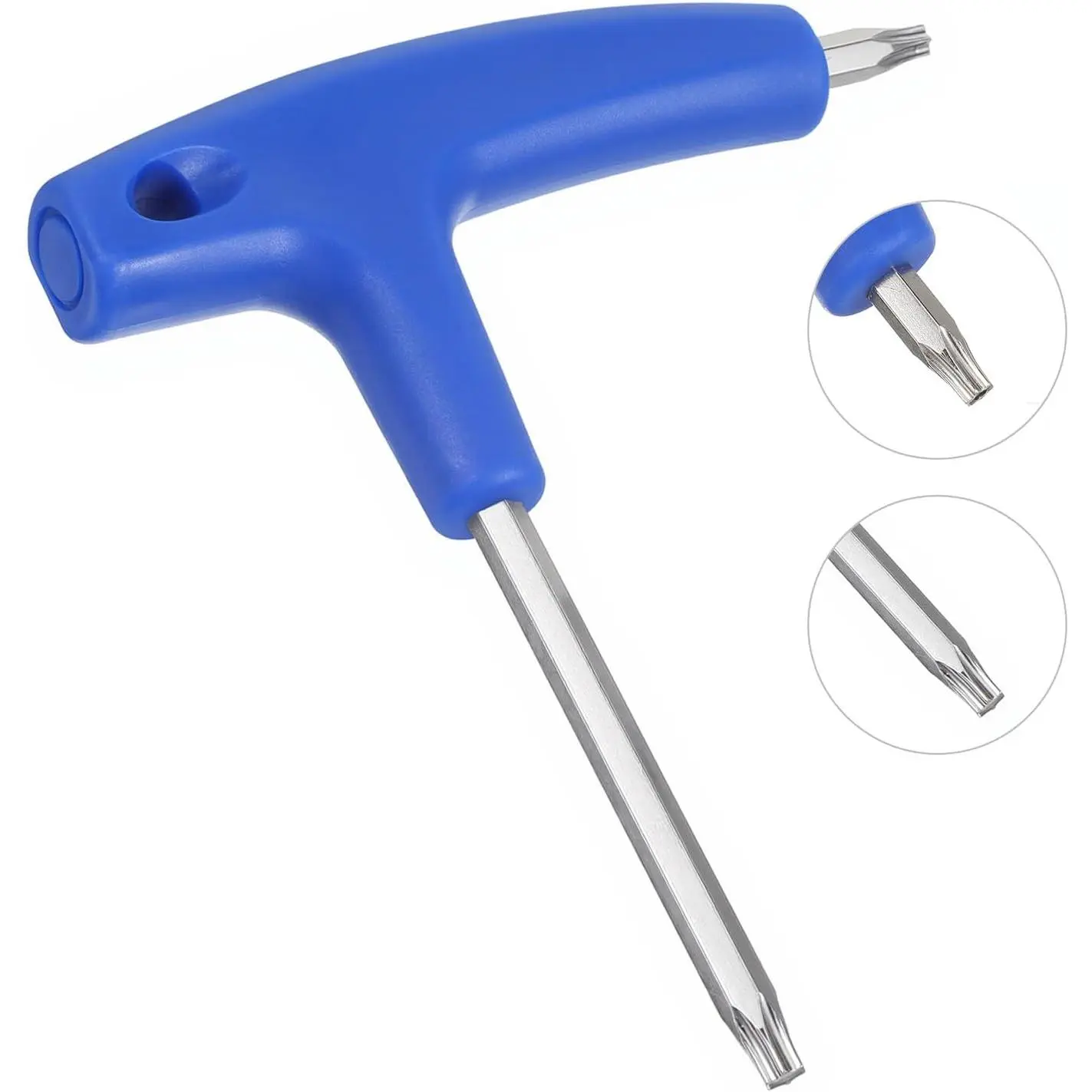 Golf Driver Tool, 2 in 1 Golf Torque Wrench for T20 and T25, Portable Driver Tools, Adjustment Golf Tool with Plastic Handle, Golf Accessories for Golf Club Driver Equipment(Blue)