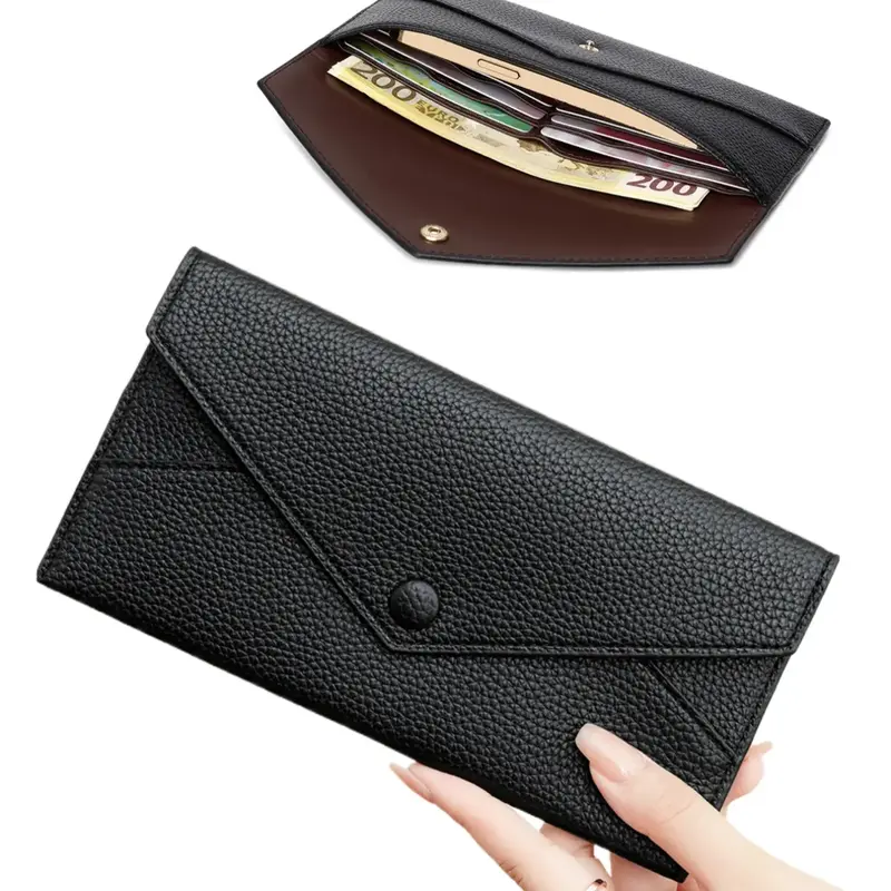 Women's Elegant Solid Color Long Wallet, Fashionable PU Leather Card Holder, Casual Trendy Versatile High-quality Daily Wallet,Christmas Gift, Valentine's Day Gift, Ideal Gift,Thanksgiving gifts,