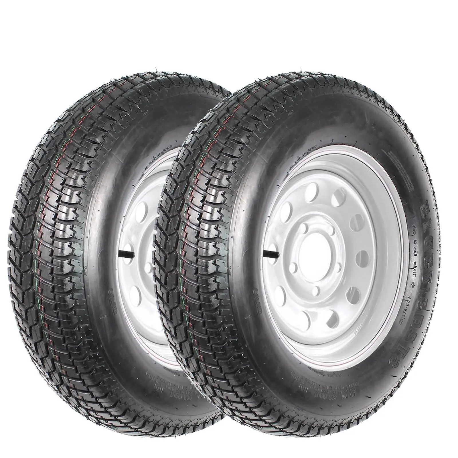 GARVEE 205/75D15 5 Lug Trailer Tire Rim Pre-Assembled Replacement Kit 2 Pack GARVEE 205/75D15 5 Lug Trailer Tire Rim Pre-Assembled Replacement Kit 2 Pack