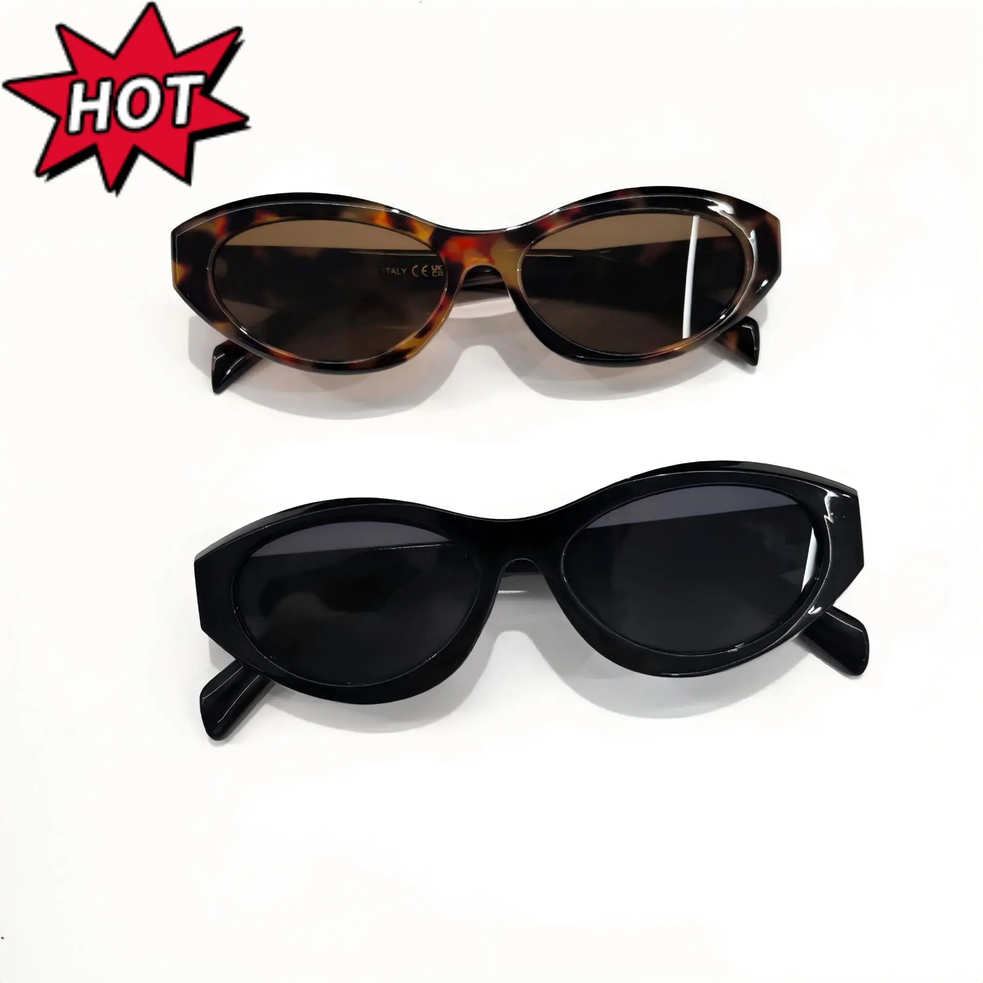 Retro Oval Sunglasses for Women,Vintage 90s Y2K Trendy Designer Sun Glasses,Leopard Print Small Frame Versatile UV400 Protection