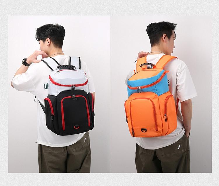 Shoulder basketball bag storage large capacity multi-function student special sports training backpack men's travel logo