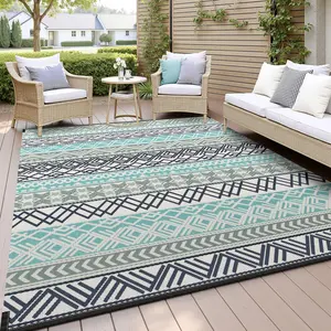 Outdoor Rug Carpet Waterproof-Patio Rug Mat 5x8 Reversible RV Outdoor Camping Rugs Picnic Beach Mats Plastic Straw Outside Rugs for Balcony Porch Pool Deck Boho Patio Decor(Gift)