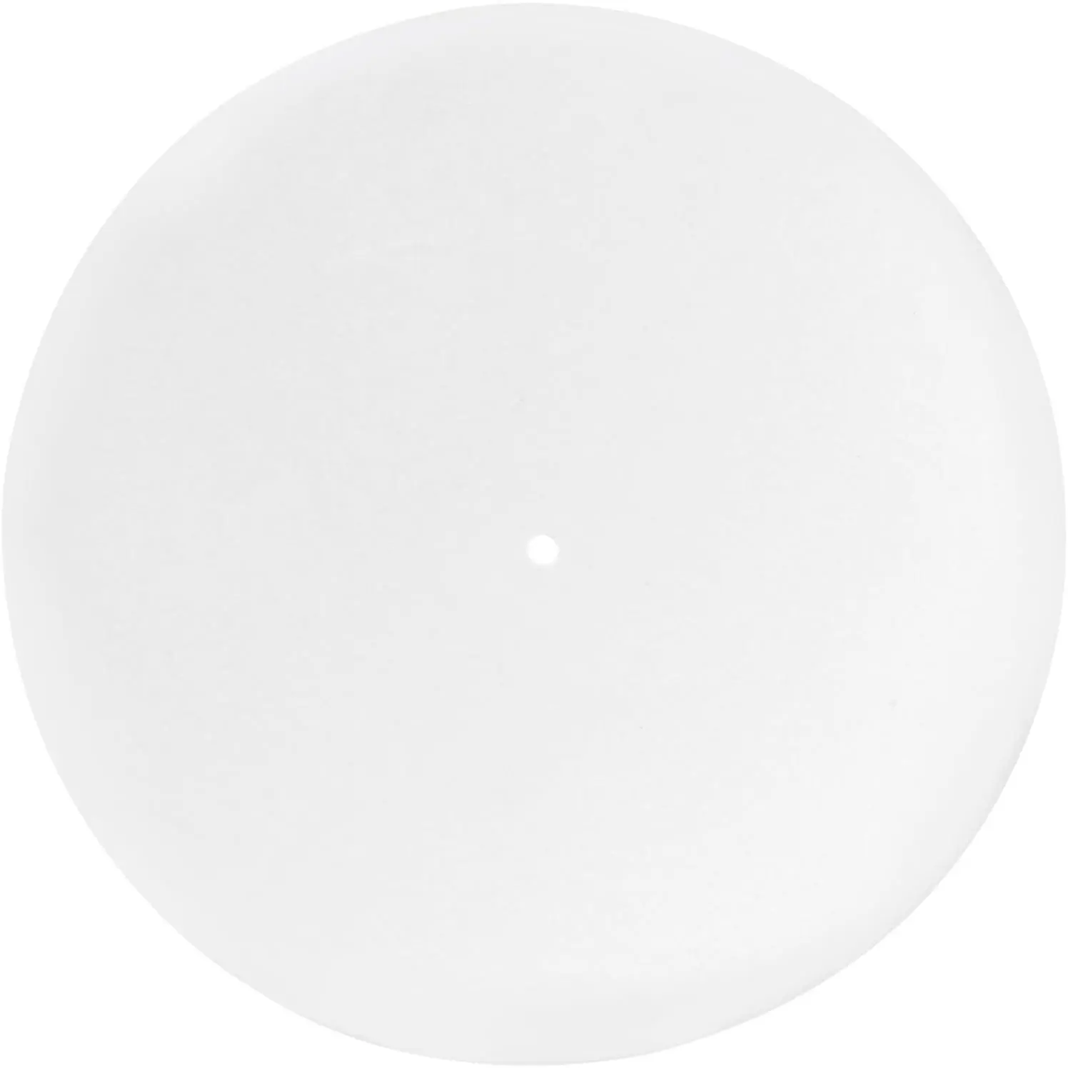 Turntable Mat 11.77" (299 mm) White, 0.12" Thick Platter Slipmat, Fits  12" Turntable Platters, Anti-Static Support, Helps  Resonance for Clearer Playback
