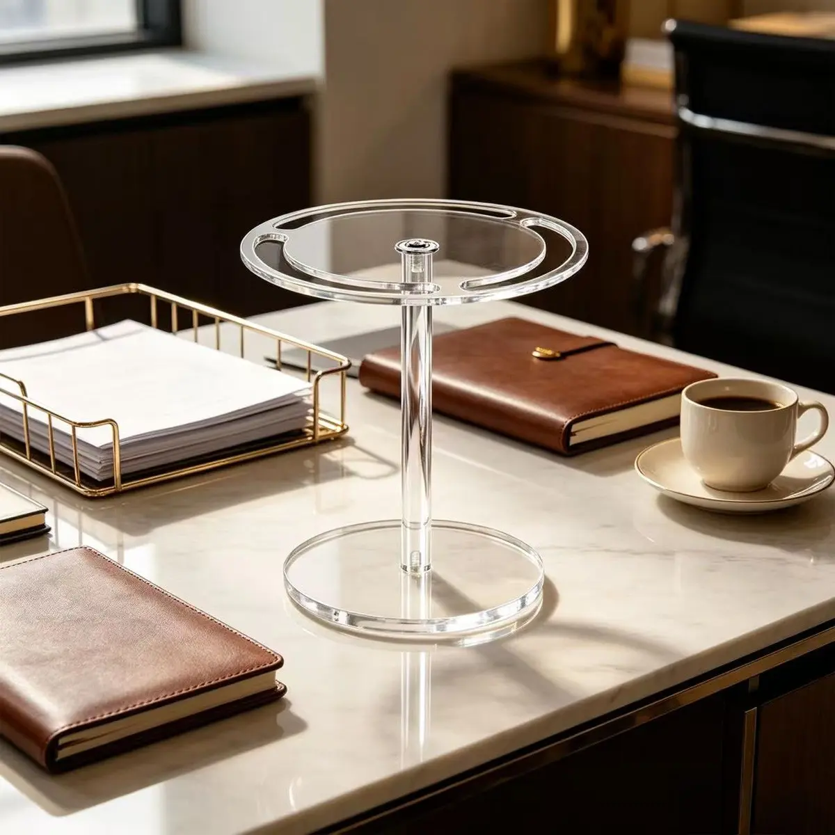 Acrylic Sunglasses Display Stand, Dual Layer Desktop Organizer, Eye-Catching Retail Showcase, Perfect for Stores & Windows