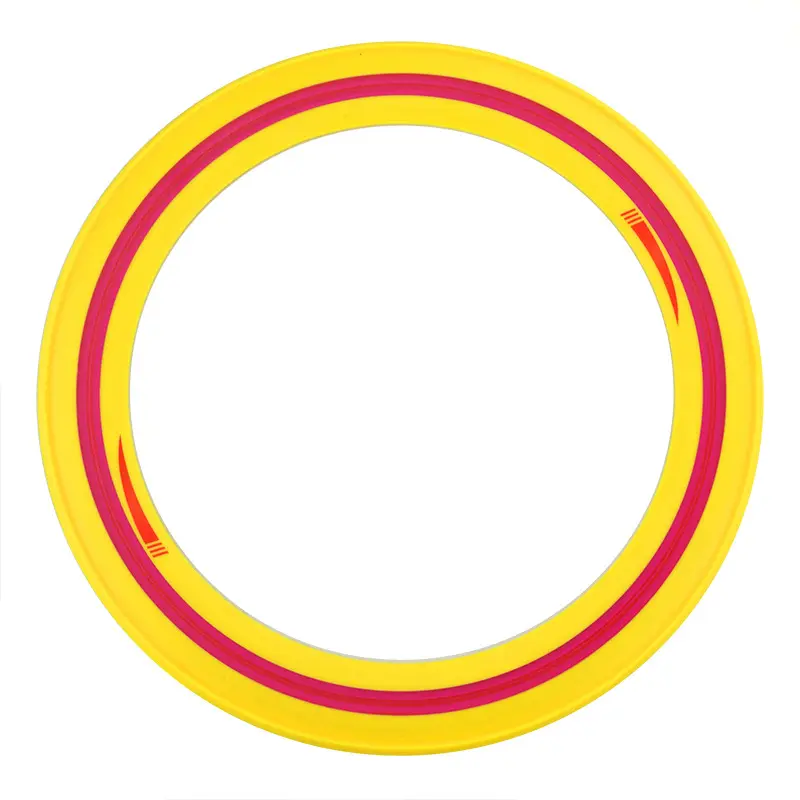 Sports children's Frisbee safety ring shape new soft Frisbee kindergarten plastic parent-child pet toy