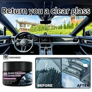 Glass polishing powder | Restores glass clarity | Polishes and brightens | Glass scratch repair powder | Repairs scratches without damaging the surface