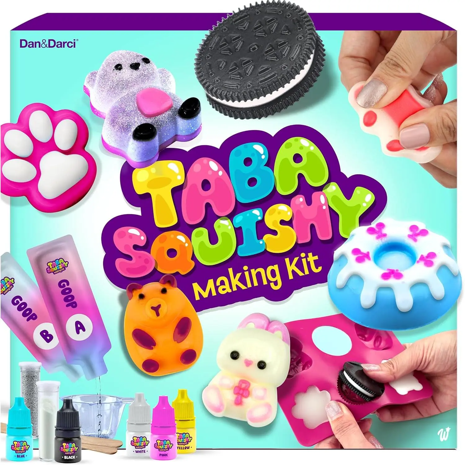 Taba Squishy Making Kit for Kids - Gifts for Girls - Kids Crafts - 6 7 8 9 10 11 12 Year Old Girl Birthday Gift - Squishies Craft Kits - Arts Crafts for Kid for 8-12 - Toys for Girls